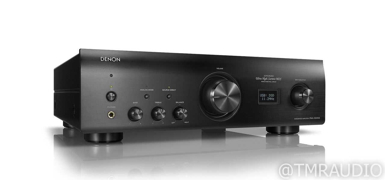 Denon PMA-1600NE Stereo Integrated Amplifier; DAC; MM / MC Phono; Black (New)