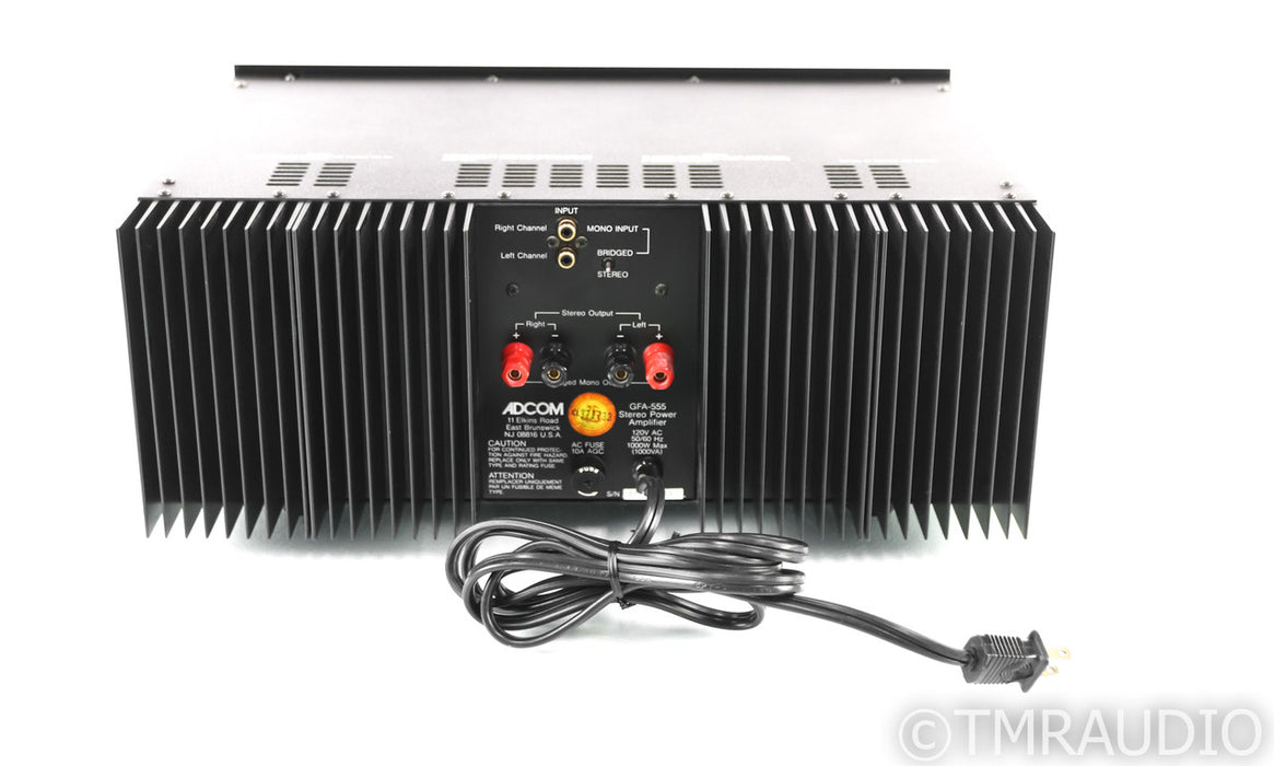 Adcom GFA-555 Stereo Power Amplifier; GFA555