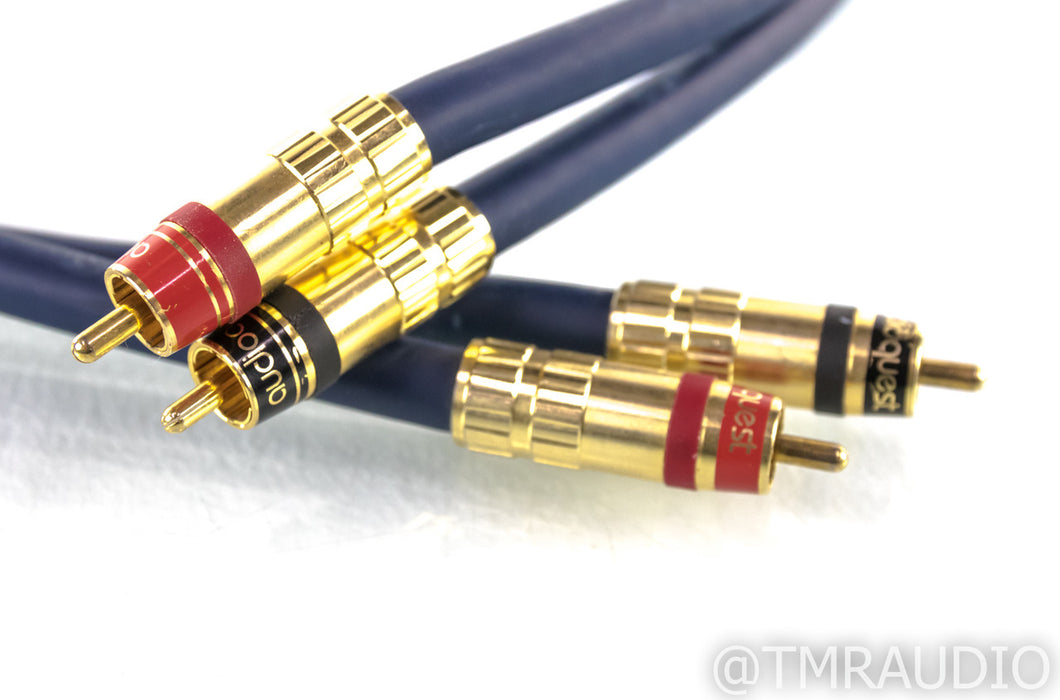 Audioquest Lapis Hyperlitz RCA Cables; 1m Pair Interconnects