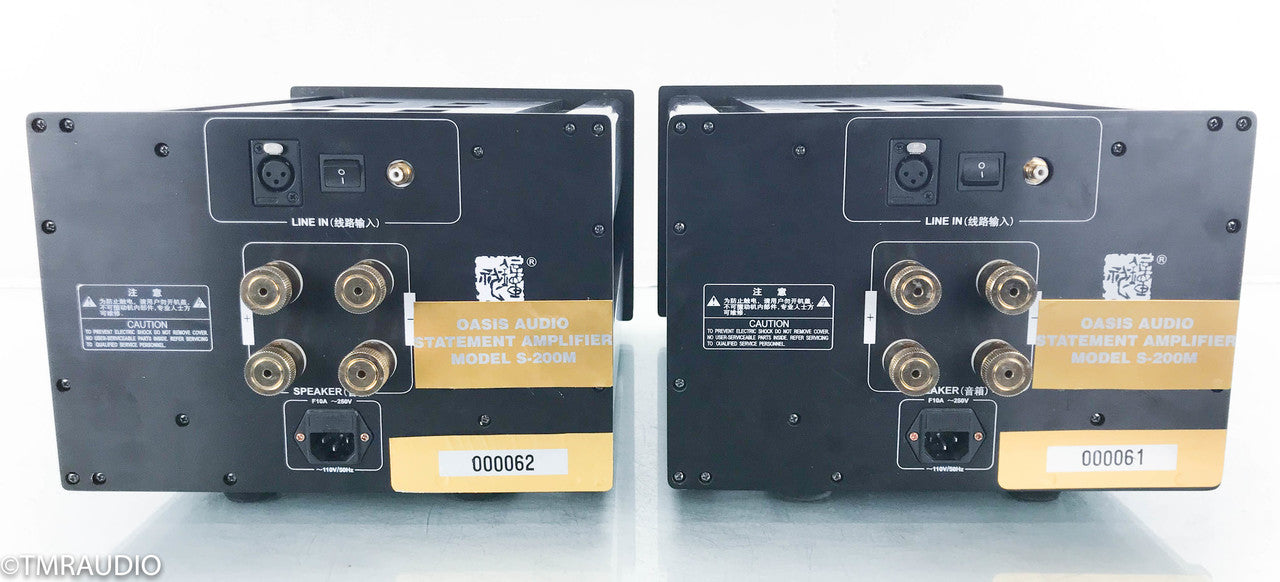 Oasis Statement S-200M Mono Power Amplifier