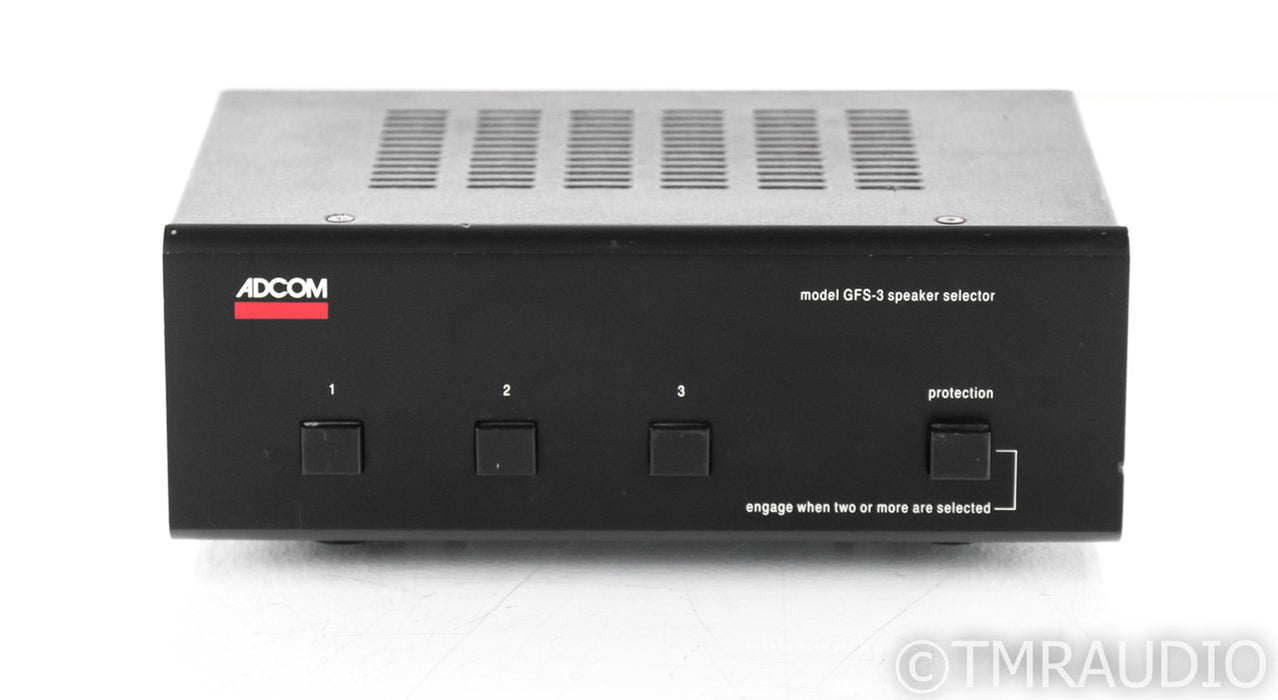 Adcom GFS-3 Speaker Selector w/ Amplifier Protection; 3-Way Switch; GFS3