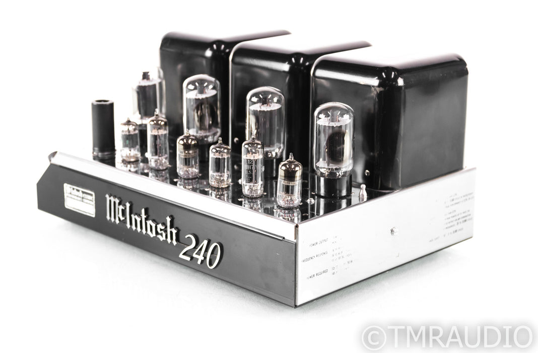 McIntosh MC240 Vintage Stereo Tube Power Amplifier; MC-240; Early Version