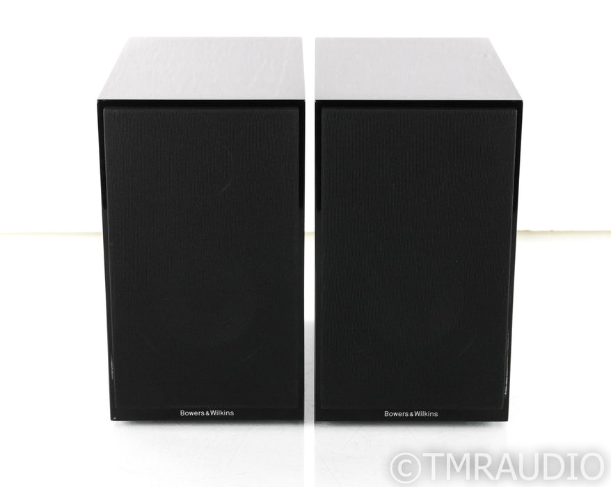 B&W 707 S2 Bookshelf Speakers; Gloss Black Pair; 707S2