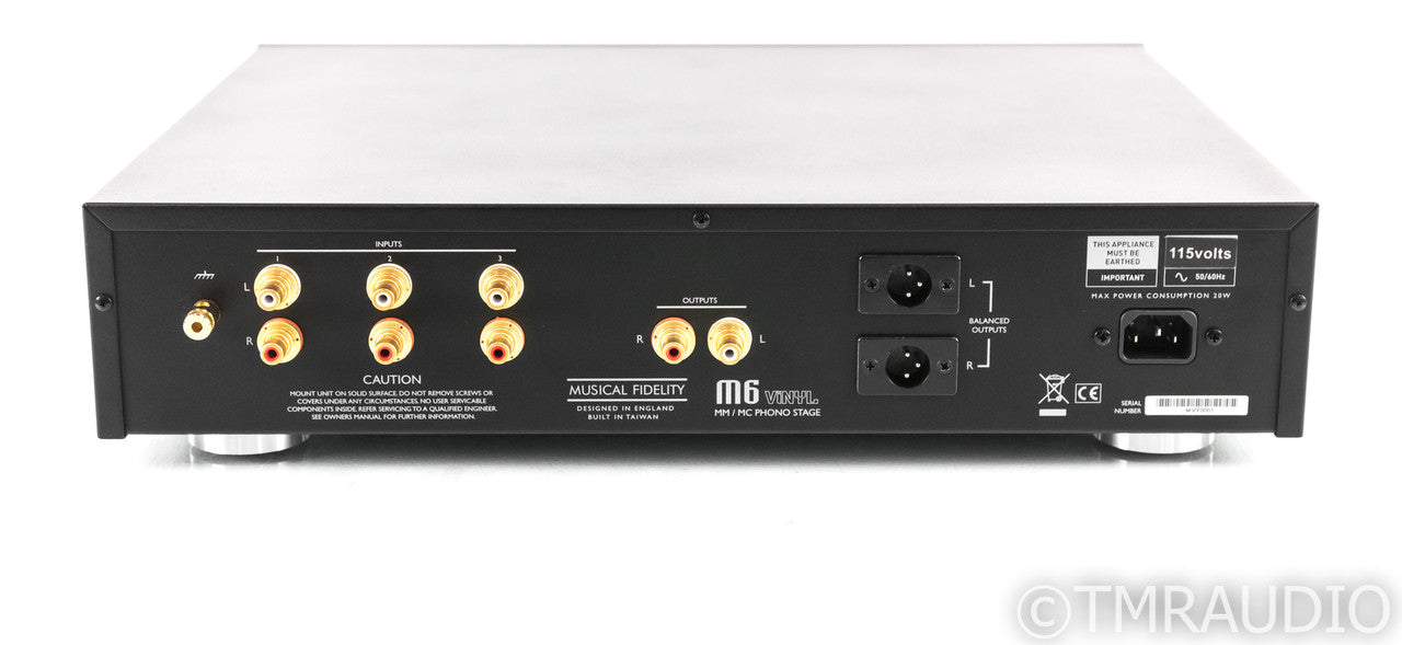 Musical Fidelity M6 Vinyl MM/MC Phono Preamplifier; M-6 - MINT