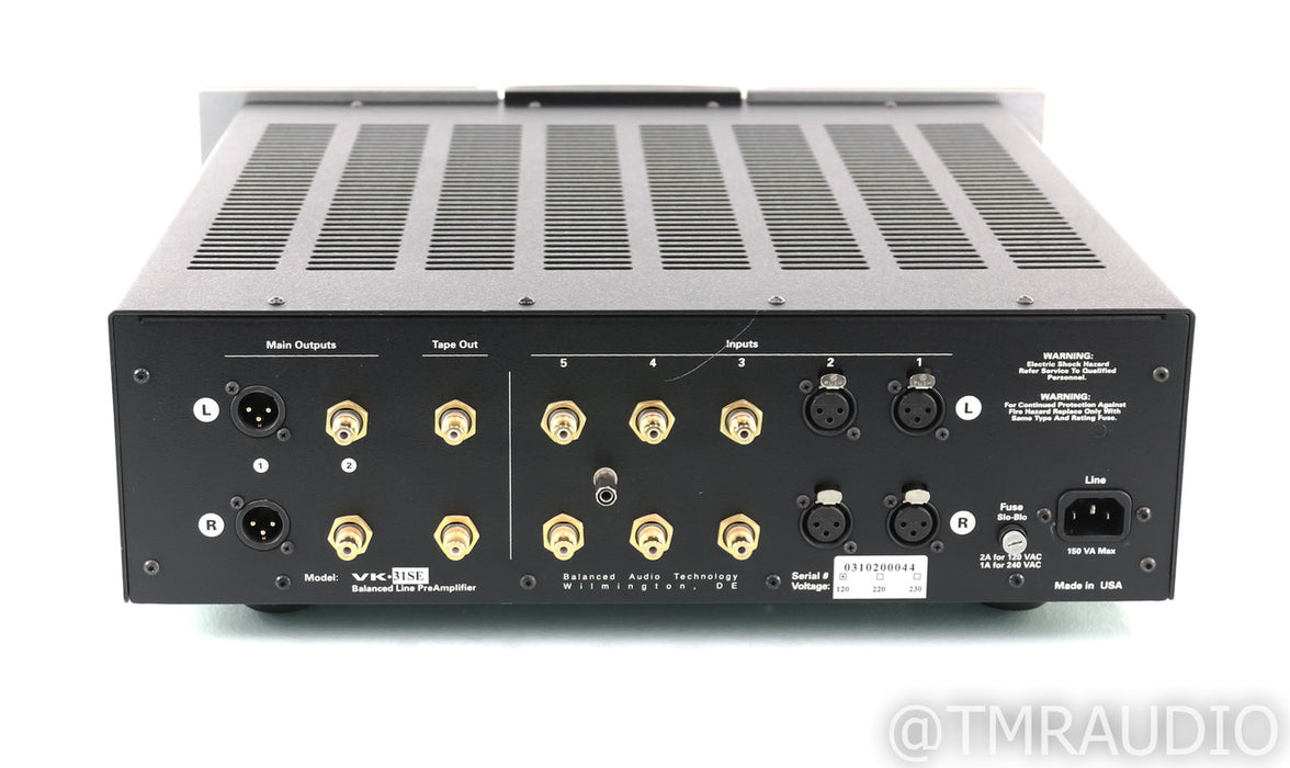 BAT VK-31SE Stereo Tube Preamplifier; Balanced Audio Technology