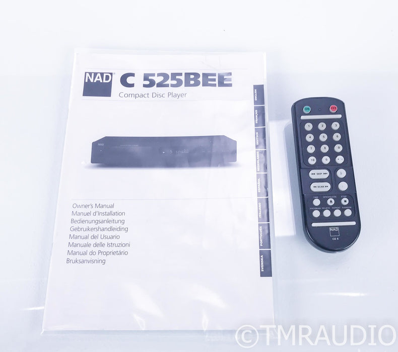 NAD C 525BEE CD Player; Remote