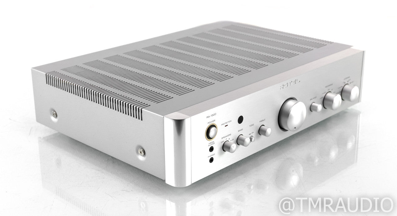 Rotel RA-1520 Stereo Integrated Amplifier; RA1520; MM Phono; Remote