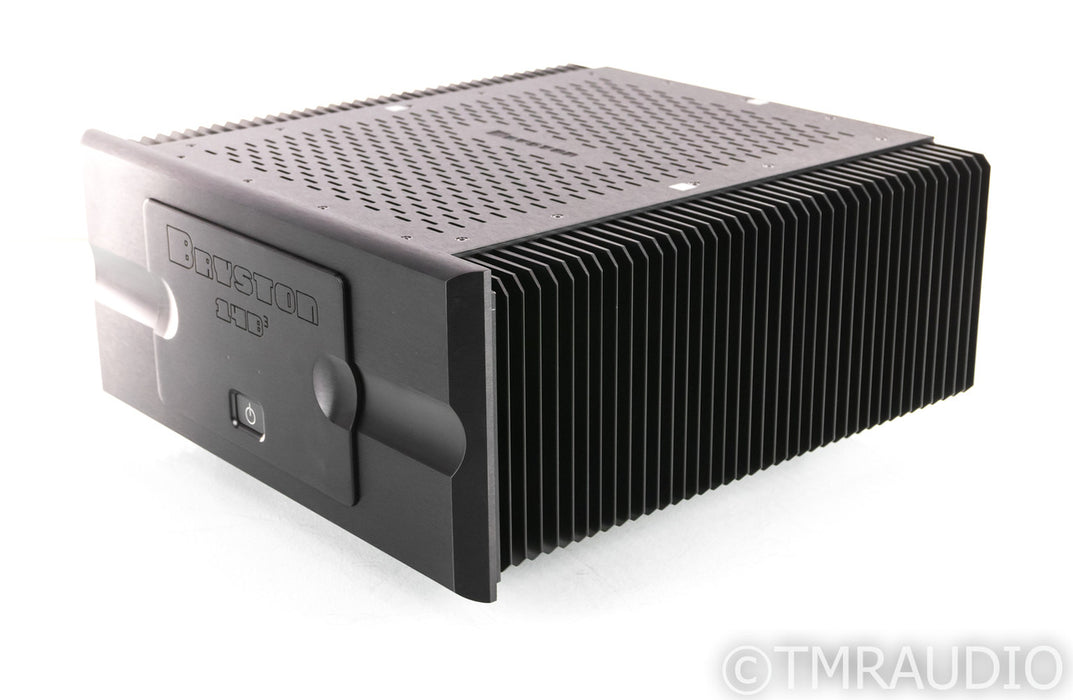 Bryston 14B3 Stereo Power Amplifier; 14-B Cubed; 17"; Black