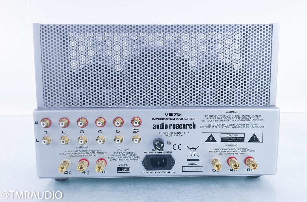 Audio Research VSi75 Stereo Integrated Tube Amplifier; Remote; Upgraded tubes