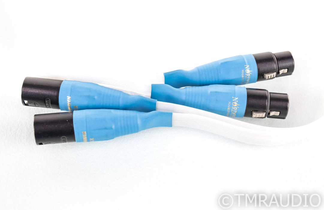 Nordost Flatline Blue Heaven XLR Cables; 1.5m Pair Balanced Interconnects