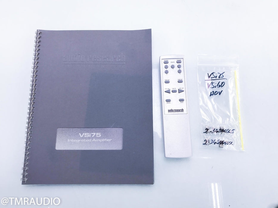 Audio Research VSi75 Stereo Integrated Tube Amplifier; Remote; Upgraded tubes