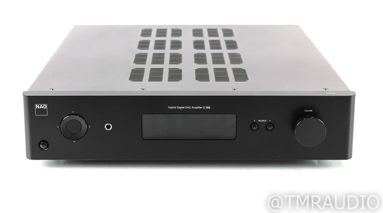 NAD C 368 Stereo Integrated Amplifier; C368; DAC; Bluetooth; Remote; MM Phono
