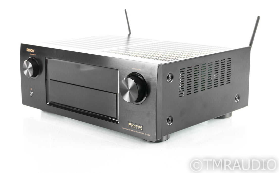 Denon AVR-X4100W 7.2 Channel Home Theater Receiver; AVR4100W; Remote; Wifi