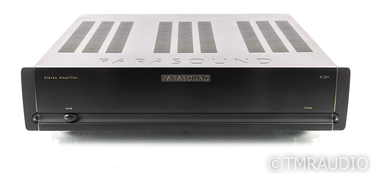 Parasound Halo A 23+ Stereo Power Amplifier; Black; A23+