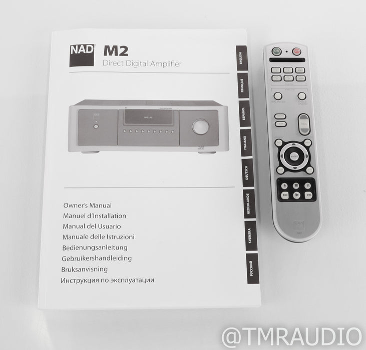 NAD Master Series M2 Stereo Integrated Amplifier / DAC; M-2; Remote