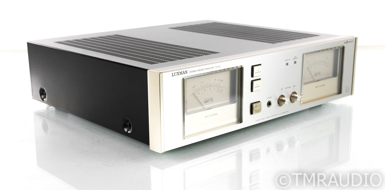 Luxman M-02 Stereo Power Amplifier; M 02