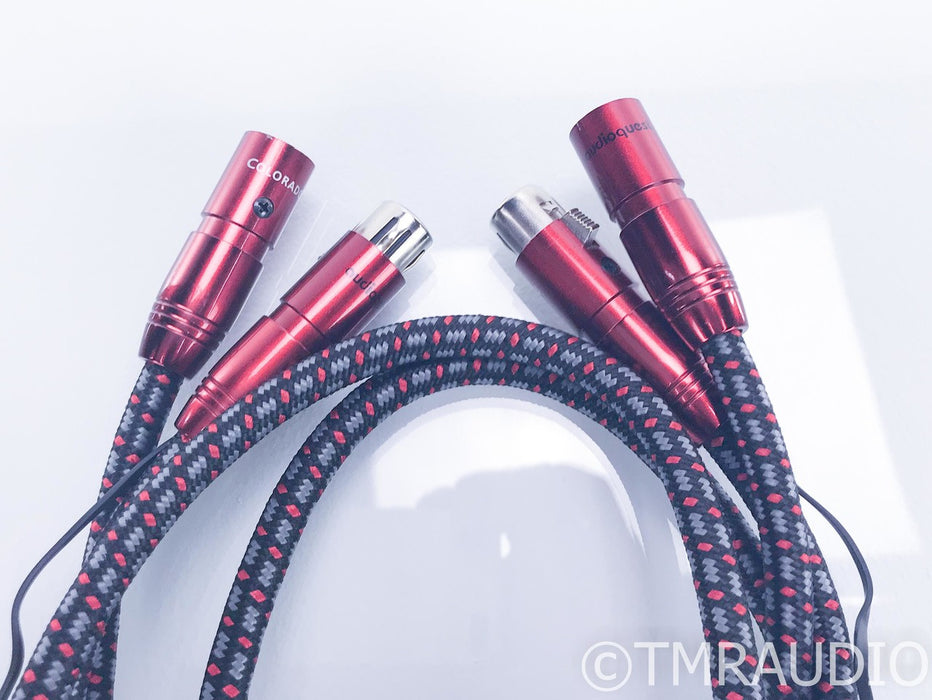 AudioQuest Colorado XLR Cables; 1m Pair Balanced Interconnects