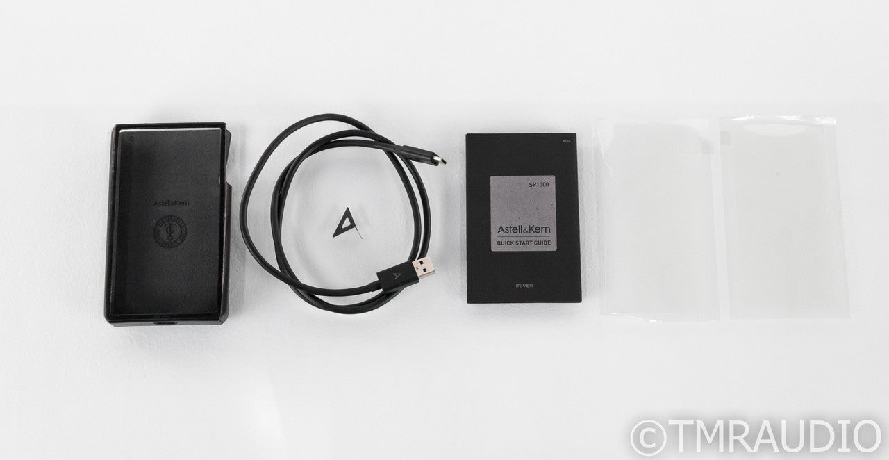 Astell & Kern SP-1000 Portable Music Player; 256GB; Onyx Black; Leather Case