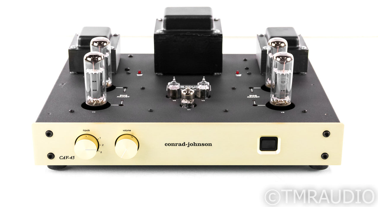 Conrad Johnson CAV-45 Stereo Tube Integrated Amplifier; CAV45; Very Low Hours