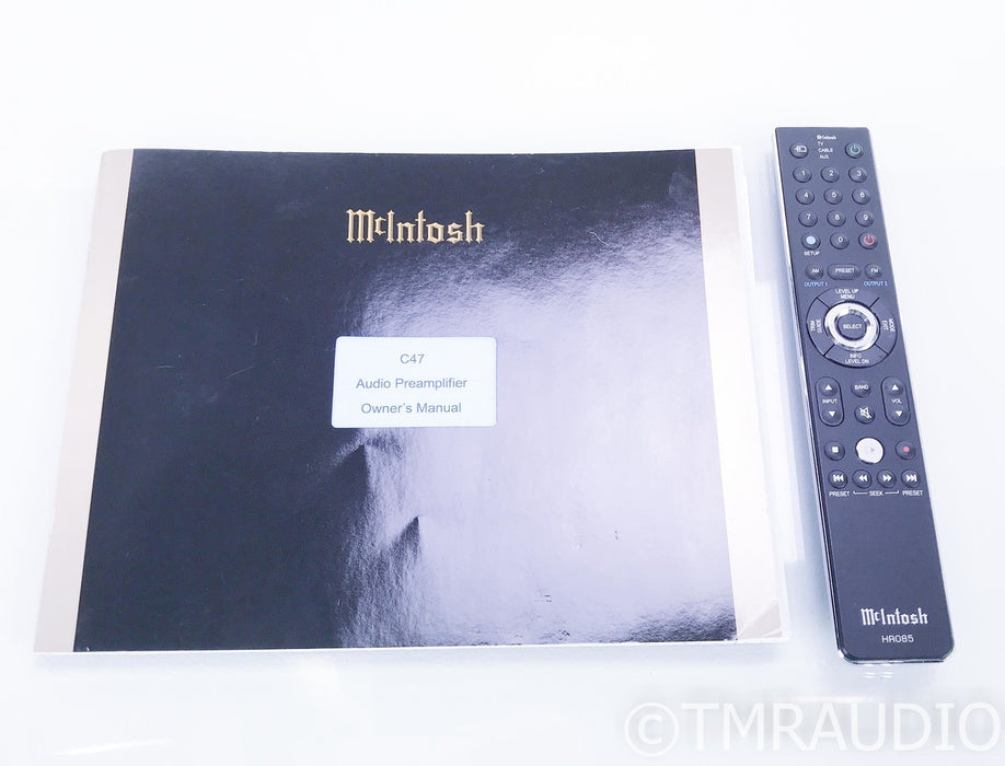 McIntosh C47 Stereo Preamplifier; Remote; MM/MC Phono