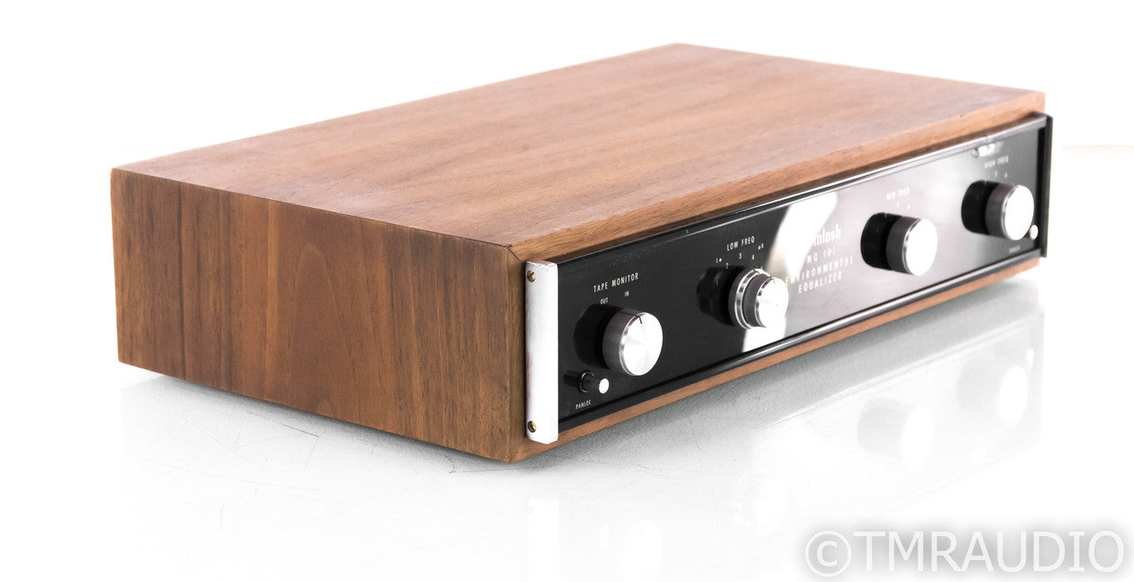 McIntosh MQ-101 Environmental Equalizer; Walnut Cabinet; MQ101