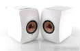 KEF LS50 Wireless Powered Bookshelf Speakers; LS50W; White/Copper Pair