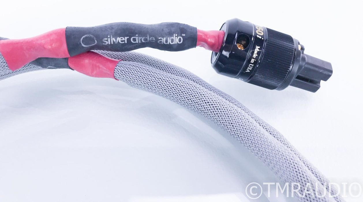 Silver Circle Vesuvius Power Cable; 8ft AC Cord