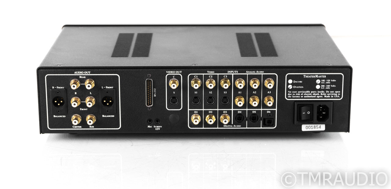 EAD TheaterMaster Ovation Plus 5.1 Channel Processor; DAC; Remote; Upgraded