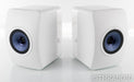 KEF LS50 Bookshelf Speakers; White Pair