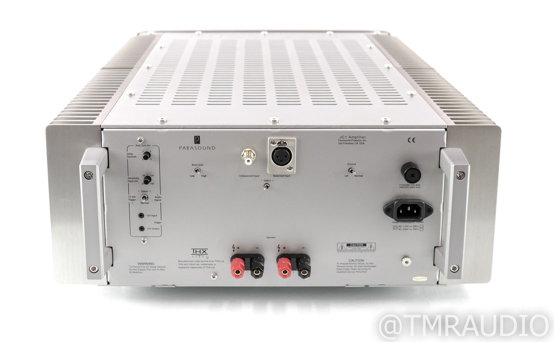 Parasound Halo JC1 Mono Power Amplifier; Single; JC-1; Silver (New / Open Box)