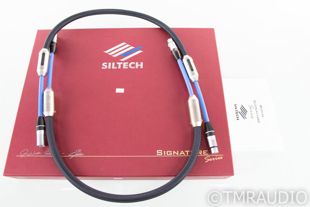 Siltech Royal Signature Princess XLR Cables; 1m Pair Balanced Interconnects