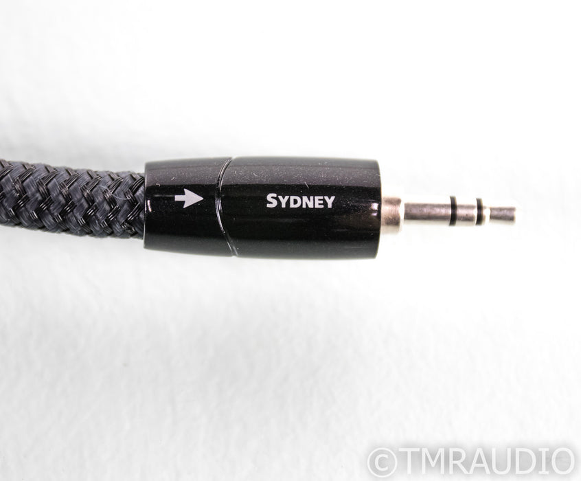 AudioQuest Sydney 3.5mm TRS Stereo Analog Cable; 1/8"; Aux; Single 1.5m Interconnect