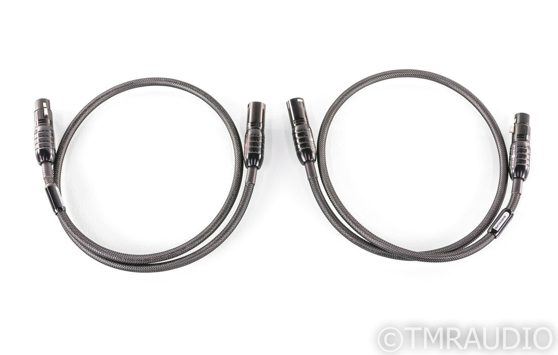 Wireworld Silver Eclipse 7 XLR Cables; 1m Pair Balanced Interconnects
