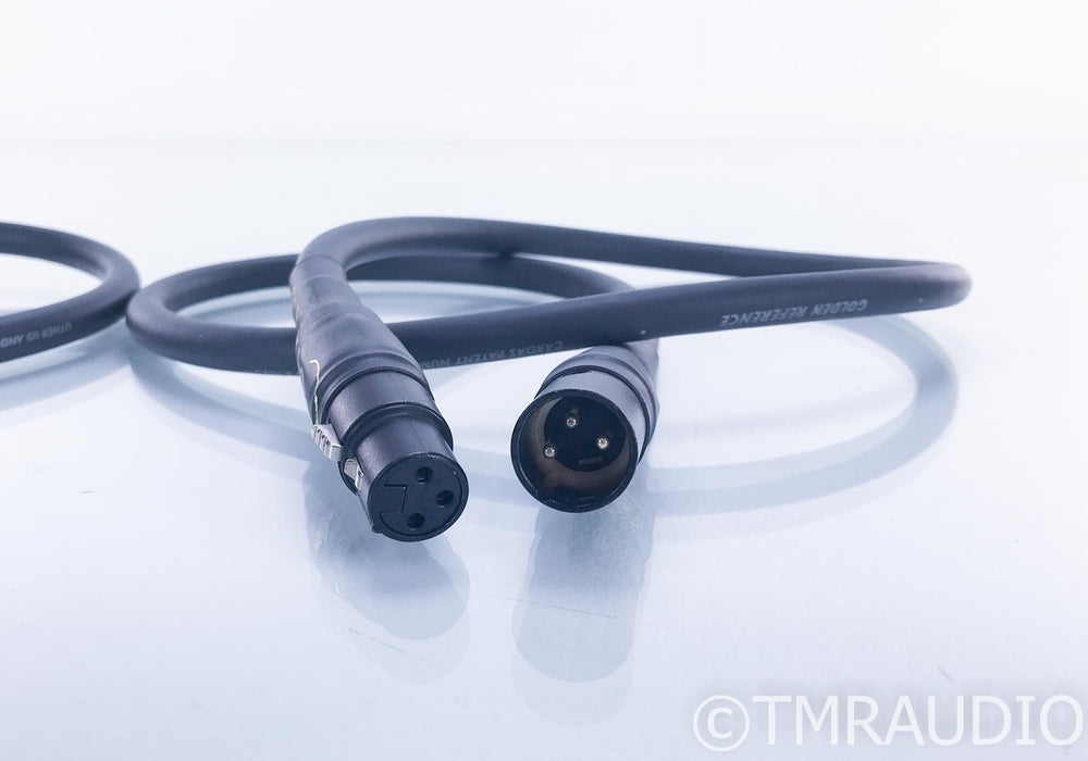 Cardas Golden Reference XLR Cables; 1m Pair Balanced Interconnects