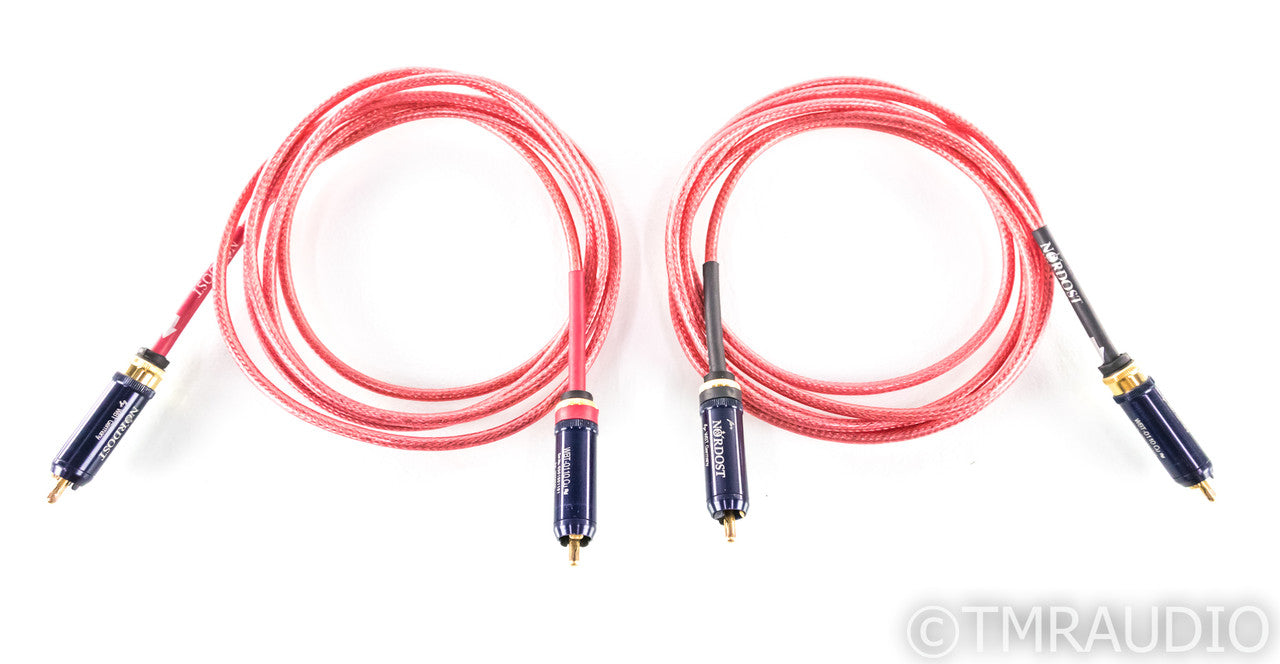 Nordost Heimdall RCA Cables; 2m Pair; Norse; WBT-0110 Cu Terminations