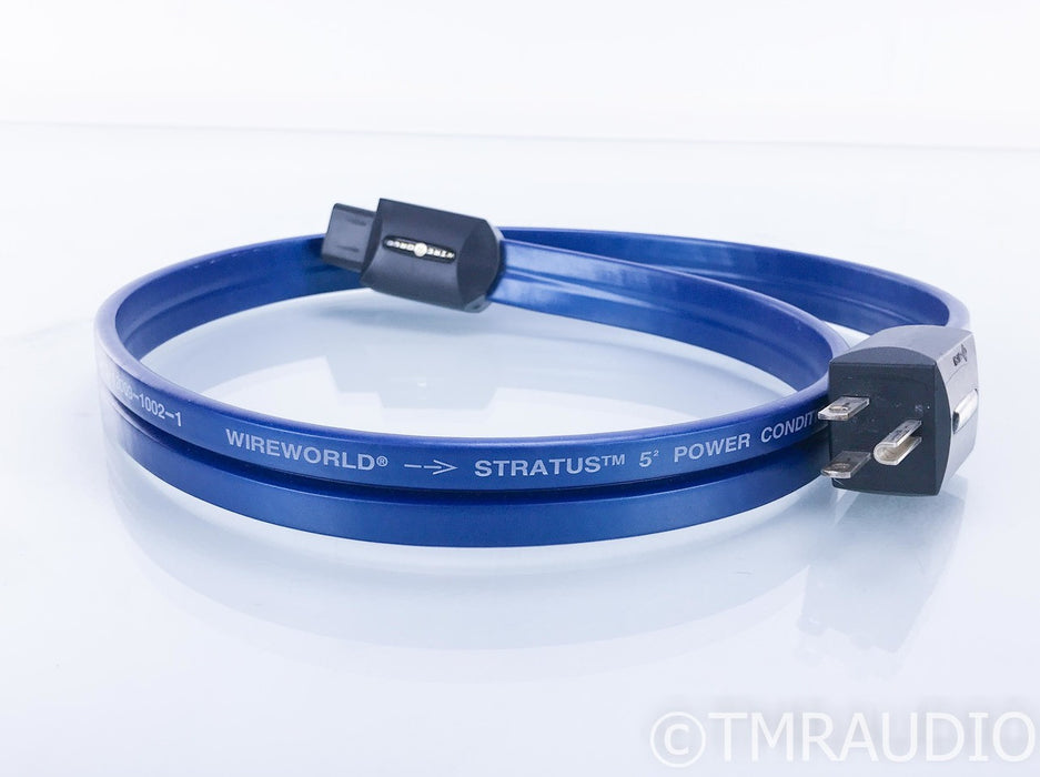 Wireworld Stratus 52 Power Cable; 5.2; Squared; 1m AC Cord