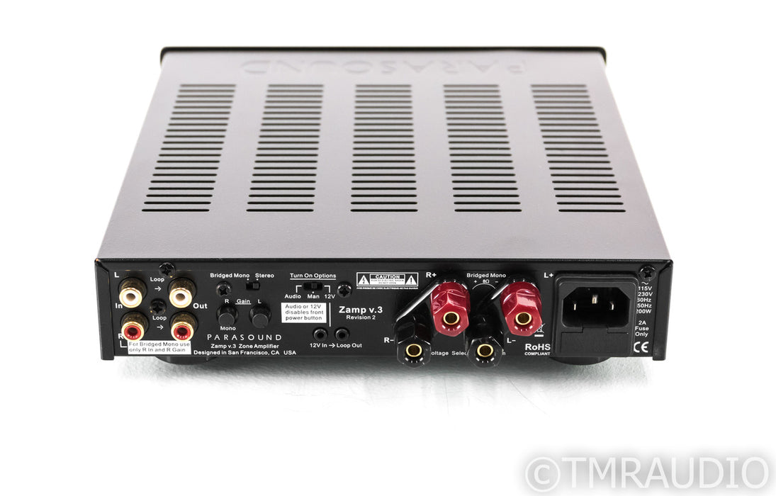 Parasound Zamp v.3 Stereo Power Amplifier; Zone Amp