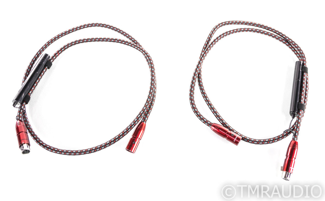 AudioQuest Colorado XLR Cables; 1.5m Pair Balanced Interconnects; 72v DBS