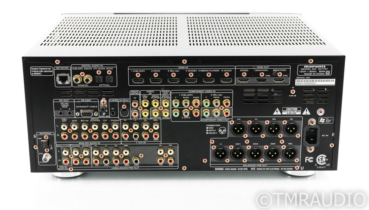 Marantz AV7701 7.2 Channel Home Theater Processor; AV-7201; Tuner; Remote