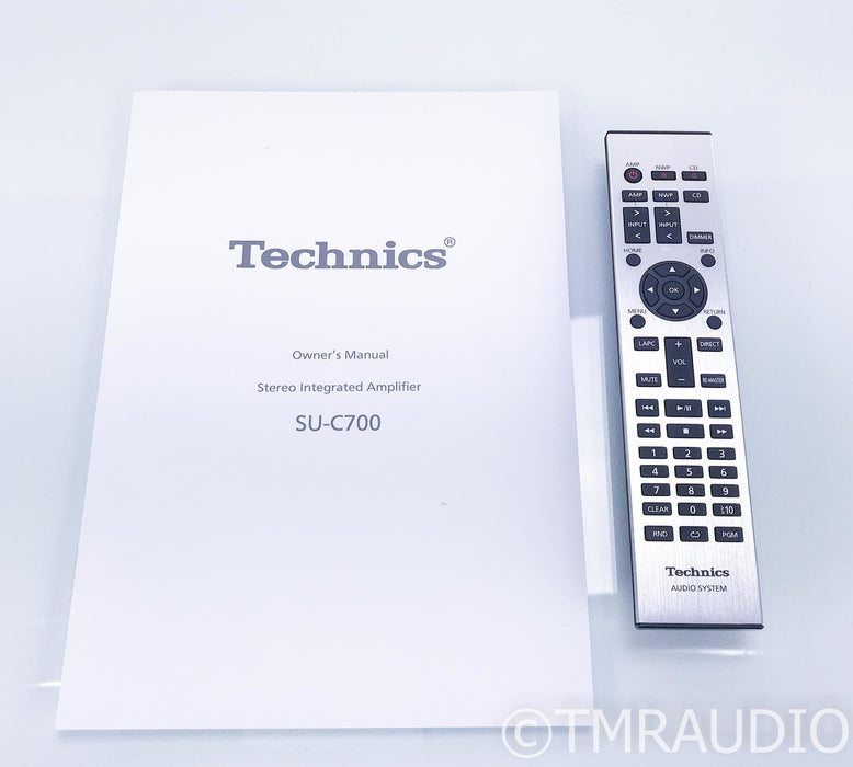 Technics SU-C700 Stereo Integrated Amplifier / DAC; Remote; MM Phono