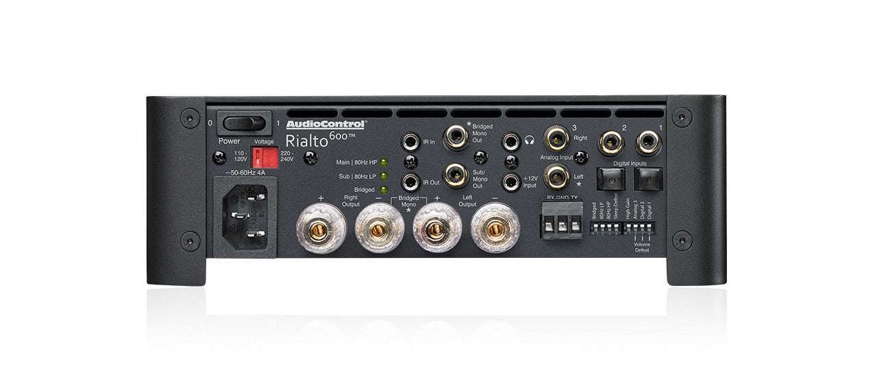 AudioControl Rialto 600 Stereo Integrated Amplifier / DAC; Black (New)