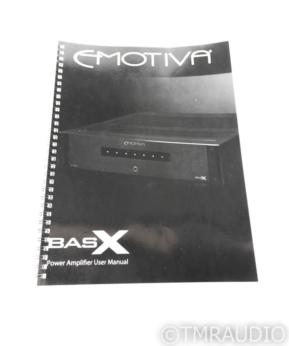 Emotiva BasX A-500 5 Channel Power Amplifier; A500