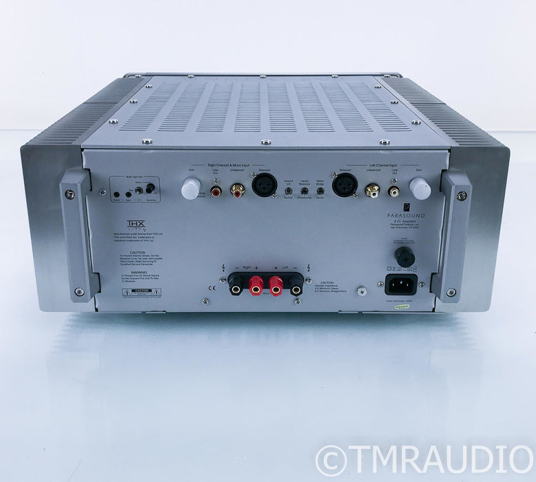 Parasound Halo A21 Stereo Power Amplifier; A-21; Silver
