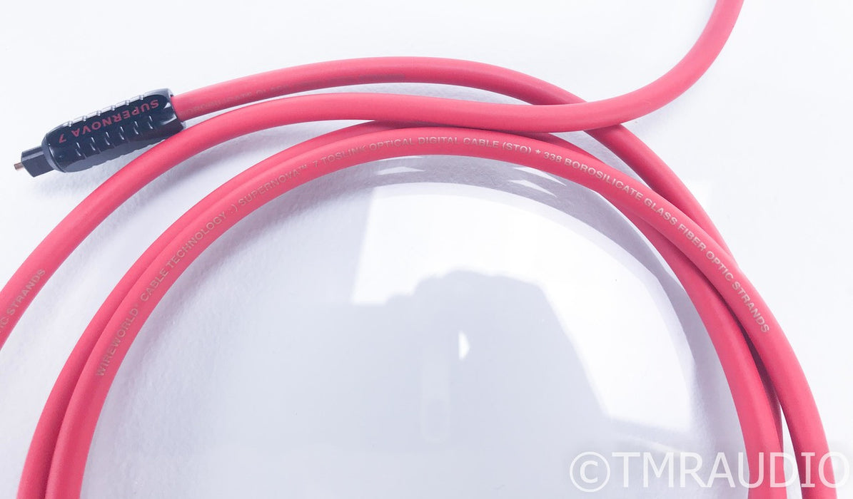 Wireworld Supernova 7 Toslink Optical Digital Cable; Single 2m Interconnect