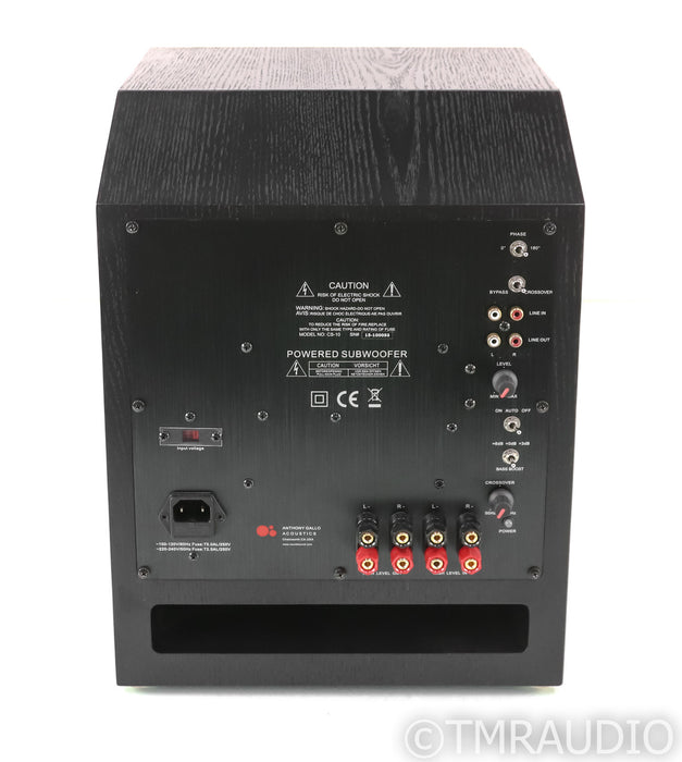 Gallo Acoustics Classico CLS-10 10" Powered Subwoofer; Black Ash; CLS10