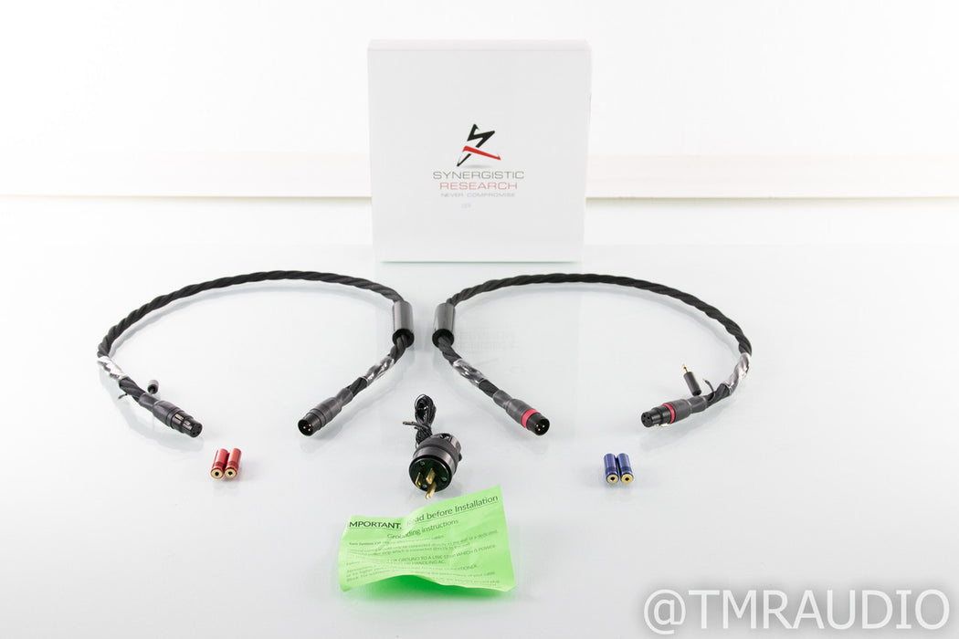 Synergistic Research Atmosphere X Euphoria XLR Cables; 1m Pair Interconnects