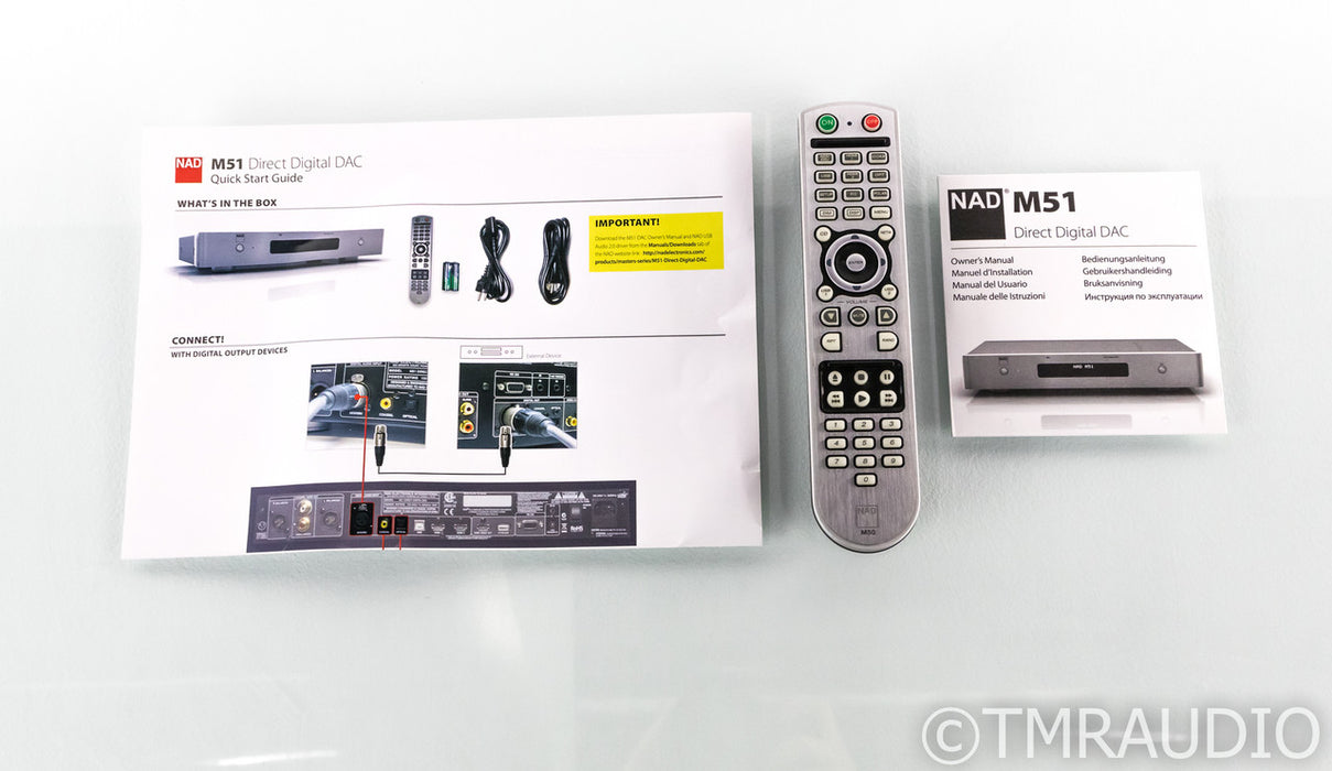 NAD M51 DAC; D/A Converter; M-51; Remote