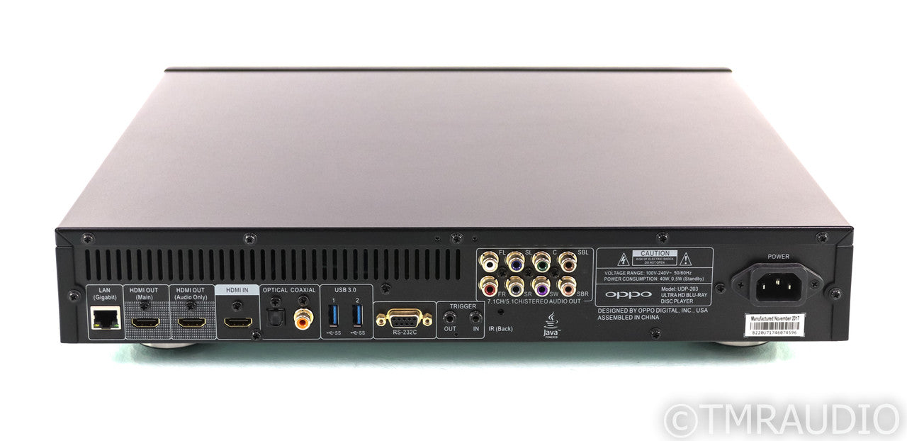 Oppo UDP-203 Universal 4K Blu-Ray Player; UDP203; UHD; Remote