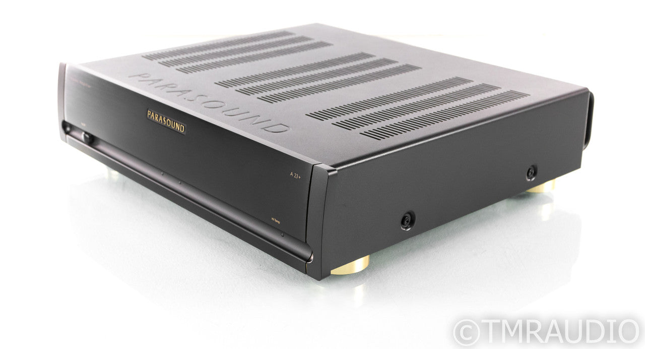 Parasound A 23+ Stereo Power Amplifier+; Black; A23+