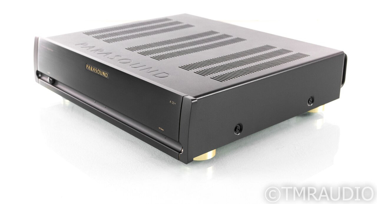 Parasound A 23+ Stereo Power Amplifier++; Black; A23+